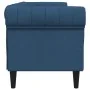 3-seater Chesterfield sofa blue fabric by , Sofas - Ref: Foro24-372562, Price: 328,54 €, Discount: %