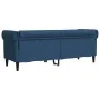 3-seater Chesterfield sofa blue fabric by , Sofas - Ref: Foro24-372562, Price: 328,54 €, Discount: %