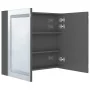 Bathroom cabinet with LED mirror glossy gray 80x12x68 cm by vidaXL, bathroom vanities - Ref: Foro24-326514, Price: 160,05 €, ...