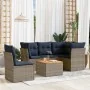Set de sofás de jardín 6 pzas con cojines ratán sintético gris von , Gartensets - Ref: Foro24-3255977, Preis: 431,66 €, Rabat...