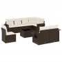 Set de sofás de jardín 9 pzas y cojines ratán sintético marrón by , Garden sets - Ref: Foro24-3220452, Price: 627,30 €, Disco...