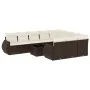 Set Gartensofas 11 Stück Kissen synthetisches Rattan braun von , Gartensets - Ref: Foro24-3254240, Preis: 736,68 €, Rabatt: %