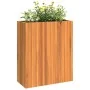 Solid acacia wood planter 59x27.5x70 cm by , Pots and planters - Ref: Foro24-366506, Price: 115,92 €, Discount: %