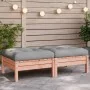 Garden stools with cushions 2 pcs Douglas fir wood by , Modular outdoor sofas - Ref: Foro24-838171, Price: 98,62 €, Discount: %