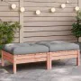 Gartenhocker mit Kissen 2 Stück Douglasienholz von , Modulare Sofas für den Außenbereich - Ref: Foro24-838171, Preis: 98,62 €...