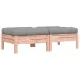 Garden stools with cushions 2 pcs Douglas fir wood by , Modular outdoor sofas - Ref: Foro24-838171, Price: 98,62 €, Discount: %