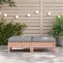 Garden stools with cushions 2 pcs Douglas fir wood by , Modular outdoor sofas - Ref: Foro24-838171, Price: 98,62 €, Discount: %