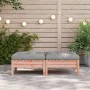 Gartenhocker mit Kissen 2 Stück Douglasienholz von , Modulare Sofas für den Außenbereich - Ref: Foro24-838171, Preis: 98,62 €...