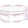 Gartenhocker mit Kissen 2 Stück Douglasienholz von , Modulare Sofas für den Außenbereich - Ref: Foro24-838171, Preis: 98,62 €...