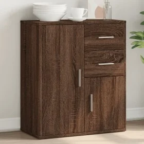 Brown oak engineered wood sideboard 60x31x70 cm by , Sideboards - Ref: Foro24-840484, Price: 82,22 €, Discount: %