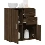Brown oak engineered wood sideboard 60x31x70 cm by , Sideboards - Ref: Foro24-840484, Price: 82,22 €, Discount: %