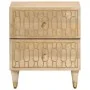 Mesitas de noche 2 uds madera maciza de mango 40x33x46 cm by , Nightstands - Ref: Foro24-358247, Price: 134,61 €, Discount: %