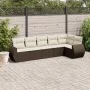 Set sofás de jardín 6 piezas y cojines ratán sintético marrón de , Conjuntos de jardín - Ref: Foro24-3221392, Precio: 427,80 ...