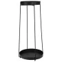H&S Collection 2-piece pot holder black metal by , Pot stands - Ref: Foro24-447563, Price: 28,68 €, Discount: %