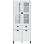 Aparador alto VIKEN madera maciza de pino blanco 80x40x190 cm by , Sideboards - Ref: Foro24-3207147, Price: 334,02 €, Discoun...