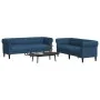 Juego de sofás 2 piezas tela azul by , Sofas - Ref: Foro24-3209206, Price: 647,86 €, Discount: %