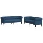 Juego de sofás 2 piezas tela azul by , Sofas - Ref: Foro24-3209206, Price: 647,86 €, Discount: %
