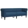 Juego de sofás 2 piezas tela azul by , Sofas - Ref: Foro24-3209206, Price: 647,86 €, Discount: %