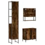 3-teiliges Badezimmermöbel-Set aus geräuchertem Eichensperrholz von , Badezimmermöbel - Ref: Foro24-3214682, Preis: 188,61 €,...