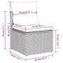 Set of 6-piece garden sofas and cushions synthetic rattan brown by , Garden sets - Ref: Foro24-3222592, Price: 423,06 €, Disc...