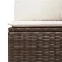 Set mit 10 Gartensofas und -kissen Kunstrattan braun von , Gartensets - Ref: Foro24-3219453, Preis: 647,73 €, Rabatt: %