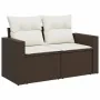 Set mit 10 Gartensofas und -kissen Kunstrattan braun von , Gartensets - Ref: Foro24-3219453, Preis: 647,73 €, Rabatt: %