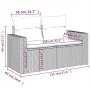 Set mit 10 Gartensofas und -kissen Kunstrattan braun von , Gartensets - Ref: Foro24-3219453, Preis: 647,73 €, Rabatt: %