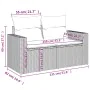 Set of 10 garden sofas and cushions synthetic rattan brown by , Garden sets - Ref: Foro24-3219453, Price: 647,73 €, Discount: %