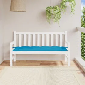 Cojín de banco de jardín tela Oxford azul 150x50x7 cm by , Cushions for chairs and sofas - Ref: Foro24-361606, Price: 39,74 €...