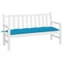 Cojín de banco de jardín tela Oxford azul 150x50x7 cm by , Cushions for chairs and sofas - Ref: Foro24-361606, Price: 39,72 €...