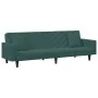 Set of sofas with 2 pieces dark green velvet cushions by , Sofas - Ref: Foro24-3216270, Price: 327,41 €, Discount: %