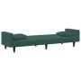 Set of sofas with 2 pieces dark green velvet cushions by , Sofas - Ref: Foro24-3216270, Price: 327,41 €, Discount: %