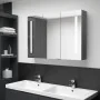 Mueble de baño con espejo LED 89x14x62 cm de vidaXL, Tocadores de baño - Ref: Foro24-326527, Precio: 161,67 €, Descuento: %