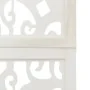 4-panel solid wood Paulownia white room divider by , Room dividers - Ref: Foro24-358737, Price: 110,40 €, Discount: %