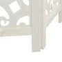 Biombo separador de 4 paneles madera maciza Paulownia blanco de , Divisores de ambientes - Ref: Foro24-358737, Precio: 110,56...