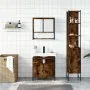 3-teiliges Badezimmermöbel-Set aus geräuchertem Eichensperrholz von , Badezimmermöbel - Ref: Foro24-3214677, Preis: 175,78 €,...