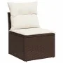 Set sofás de jardín 6 piezas y cojines ratán sintético marrón von , Gartensets - Ref: Foro24-3222862, Preis: 415,72 €, Rabatt: %