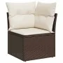 Set sofás de jardín 6 piezas y cojines ratán sintético marrón von , Gartensets - Ref: Foro24-3222862, Preis: 415,72 €, Rabatt: %