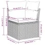 Set sofás de jardín 6 piezas y cojines ratán sintético marrón von , Gartensets - Ref: Foro24-3222862, Preis: 415,72 €, Rabatt: %
