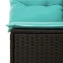 Set mit 10 Stück Gartensofas mit schwarzen Kissen aus synthetischem Rattan von , Gartensets - Ref: Foro24-3227191, Preis: 780...