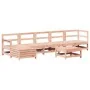 Juego de muebles de jardín 7 pzas madera maciza abeto Douglas de , Conjuntos de jardín - Ref: Foro24-3250618, Precio: 387,27 ...