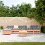 7-teiliges Gartenmöbel-Set aus massivem Tannenholz Douglasie von , Gartensets - Ref: Foro24-3250618, Preis: 387,27 €, Rabatt: %