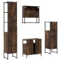 Badmöbel-Set 4-teilig geräuchertes Eichensperrholz von , Badezimmermöbel - Ref: Foro24-3214707, Preis: 232,33 €, Rabatt: %