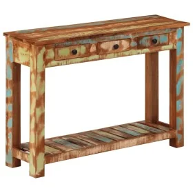Mesa consola madera maciza reciclada 110x30x76 cm by , Closets and storage - Ref: Foro24-376705, Price: 266,05 €, Discount: %