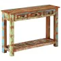 Mesa consola madera maciza reciclada 110x30x76 cm by , Closets and storage - Ref: Foro24-376705, Price: 266,05 €, Discount: %