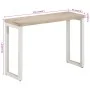 Mesa consola madera maciza de mango y hierro 110x35x76 cm by , Side tables - Ref: Foro24-376707, Price: 159,94 €, Discount: %