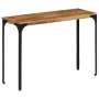 Solid mango wood and iron console table 110x35x76 cm by , Side tables - Ref: Foro24-374901, Price: 132,33 €, Discount: %
