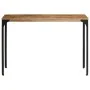 Mesa consola madera maciza de mango y hierro 110x35x76 cm de , Mesas auxiliares - Ref: Foro24-374901, Precio: 132,25 €, Descu...