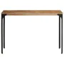 Solid mango wood and iron console table 110x35x76 cm by , Side tables - Ref: Foro24-374901, Price: 132,33 €, Discount: %