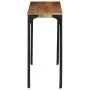 Mesa consola madera maciza de mango y hierro 110x35x76 cm de , Mesas auxiliares - Ref: Foro24-374901, Precio: 132,25 €, Descu...